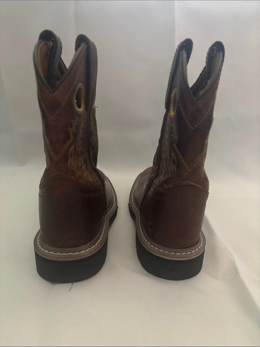 Dan Post Kids Brown Western Pull-On Boots